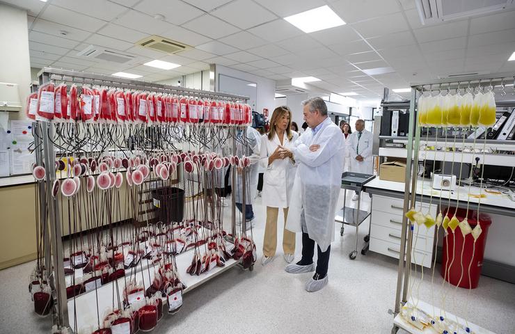 O conselleiro de Sanidade, Antonio Gómez Caamaño, realiza unha visita á Axencia Galega de Sangue, Órganos e Tecidos (ADOS) / XUNTA