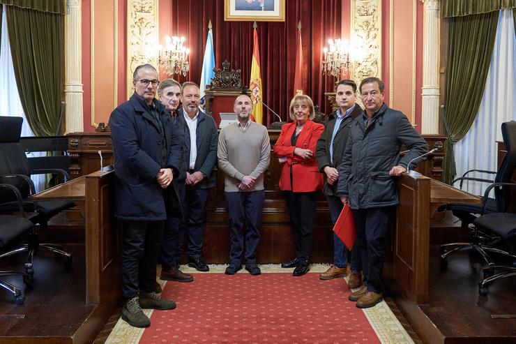 Reunión de Jácome con empresarios ourensáns.. CONCELLO DE OURENSE 