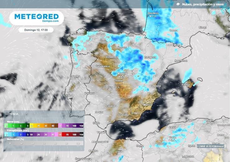 Unha DANA atravesará a Península Ibérica a fin de semana / Meteored