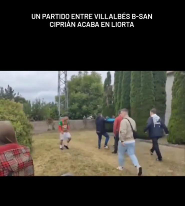 Captura da liorta compartida nas redes do Galicia Confidencial