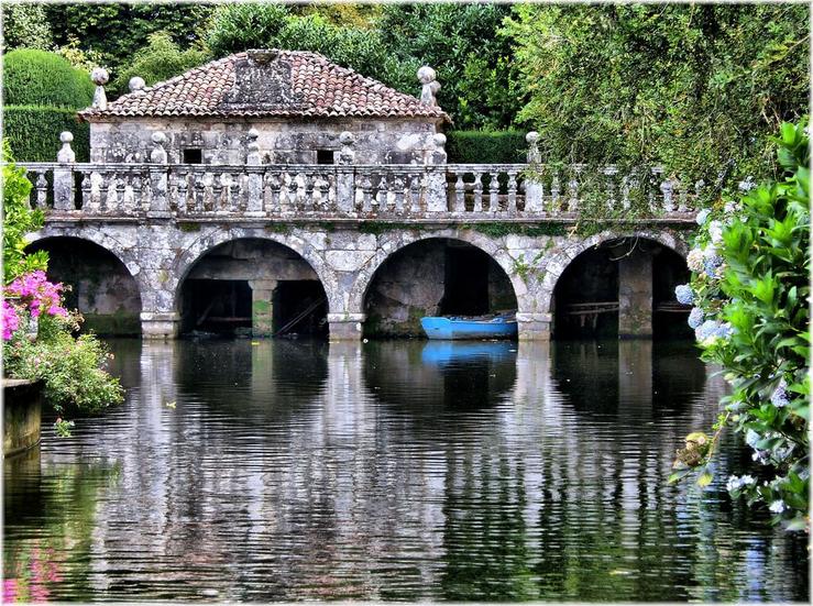 Xardíns do Pazo de Oca na Estrada 