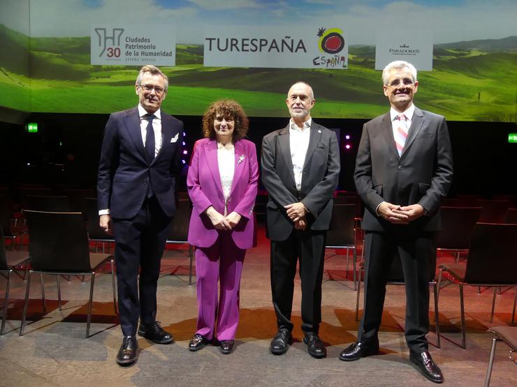 A alcaldesa de Santiago, Goretti Sanmartín, participa na presentación da oferta turística do Grupo de Cidades Patrimonio / CONCELLO DE SANTIAGO