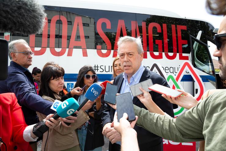 O conselleiro de Sanidade, Antonio Gómez Caamaño, en declaracións aos medios / XUNTA