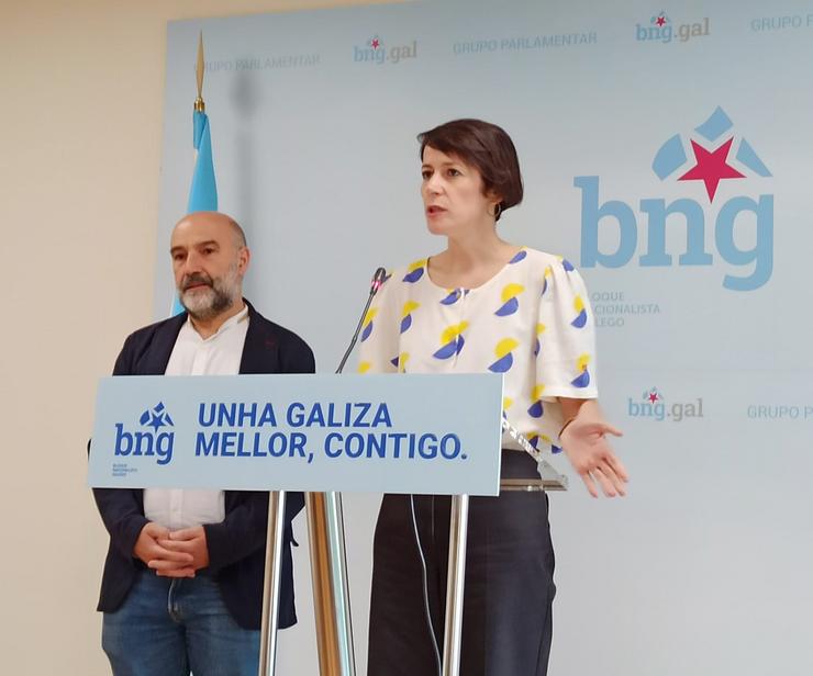 Néstor Rego e Ana Pontón 