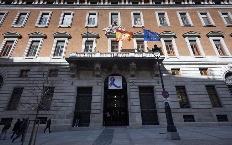 Arquivo - Fachada do ministerio de Facenda, a 8 de marzo de 2024, en Madrid (España).. Eduardo Parra - Europa Press - Arquivo