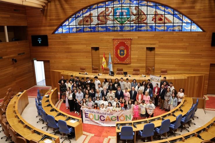 Pleno infantil. PARLAMENTO DE GALICIA / Europa Press