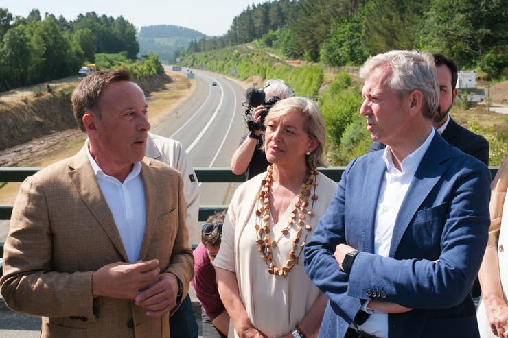 Rueda participa no acto de saída a información pública do tramo Nadela-A Pobra de San Xiao para a conversión en autovía do Corredor Nadela-Sarria / DAVID CABEZON @ XUNTA