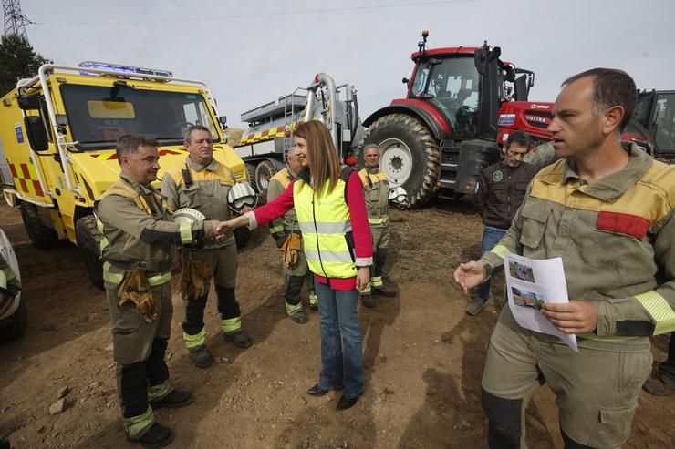 Visita da conselleira de Medio Rural, María José Gómez, aos profesionais do distrito forestal VII (A Fonsagrada-Os Ancares).. XUNTA DE GALICIA / Europa Press