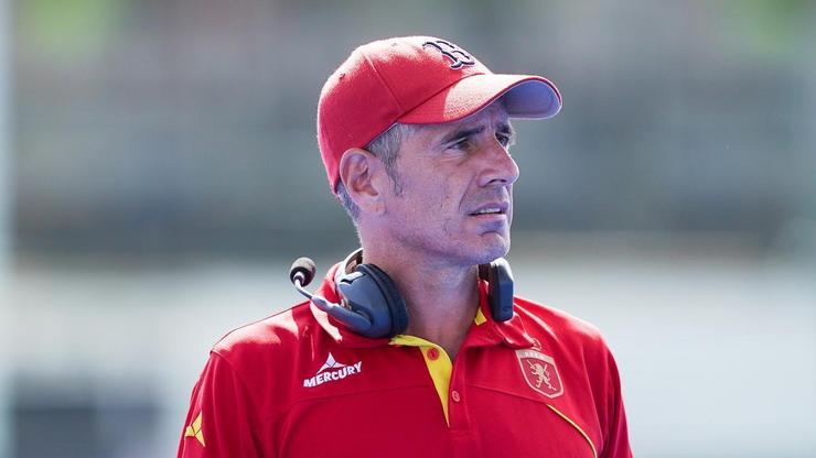 Carlos Cuenca, o adestrador ourensán da Selección Española Feminina de Hockey / Real Federación Española de Hockey