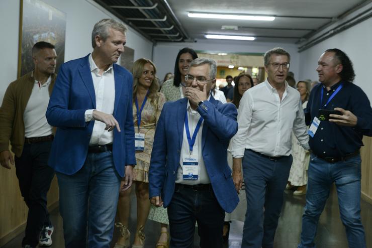 Alfonso Rueda e Luis Menor / Europa Press