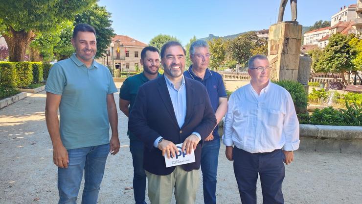Alberto Pazos este venres en Redondela / GRUPO POPULAR DO PARLAMENTO DE GALICIA