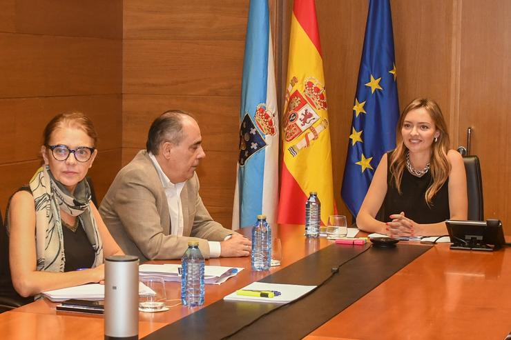 A conselleira de Política Social e Igualdade, Fabiola García, participa por videoconferencia na Conferencia Sectorial de Inmigración / XUNTA