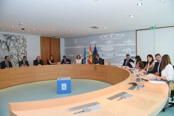 Consello da Xunta celebrado o 22 de xullo de 2024, presidido por Diego Calvo.. XUNTA 