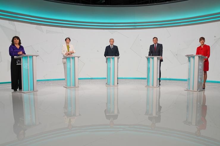 Debate electoral das útimas eleccións autonómicas galegas / Álvaro Ballesteros - Arquivo