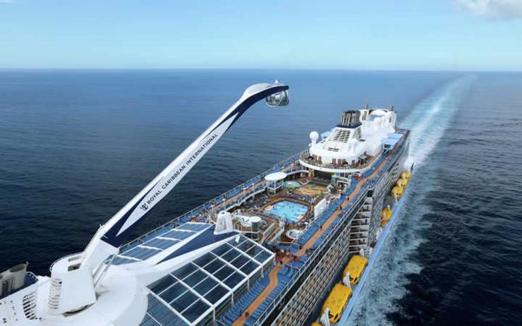 Mirador panorámico do cruceiro Anthem of the Seas / promocruceros.com