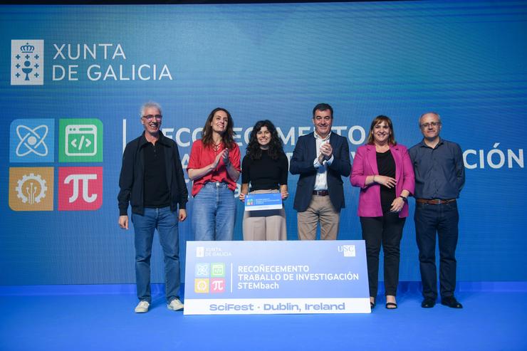 Mellores proxectos de investigación dos estudantes que cursan bacharelato de excelencia en ciencias e tecnoloxía. MONICA ARCAY CARRO / Europa Press