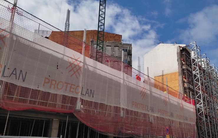 Traballadores da construción nunha obra. / Europa Press