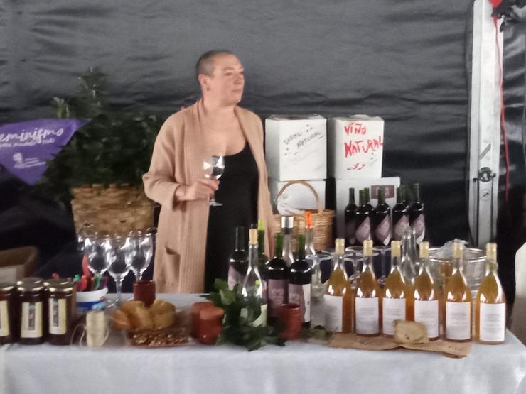Raquel Biscaia, viticultora natural do Bolo / DEPUTACIÓN DE OURENSE