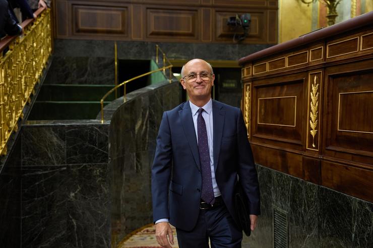 Celso Delgado no Congreso dos Deputados. DIEGO PORTA / Europa Press