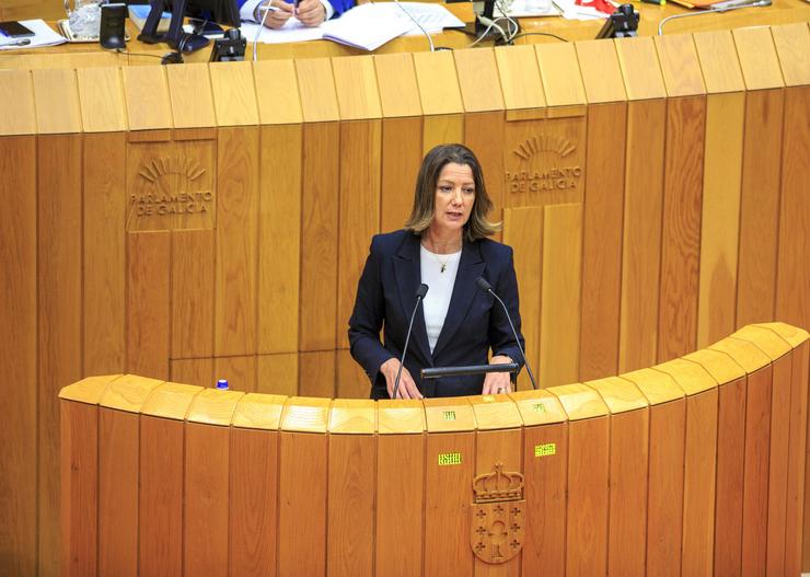 Arquivo - A portavoz de turismo do Grupo Parlamentario Socialista, Lara Mendéz, destacou este martes a necesidade de que Galicia conte cun "plan turístico integral" que posibilite unha "xestión sustentable" do sector a longo prazo.. PSDEG - Arquivo / Europa Press