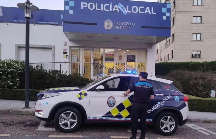 Un axente da Policía Local de Poio (Pontevedra). POLICÍA LOCAL DE POIO / Europa Press