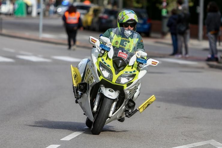 Arquivo - Unha moto da Garda Civil de Tráfico / Ricardo Rubio