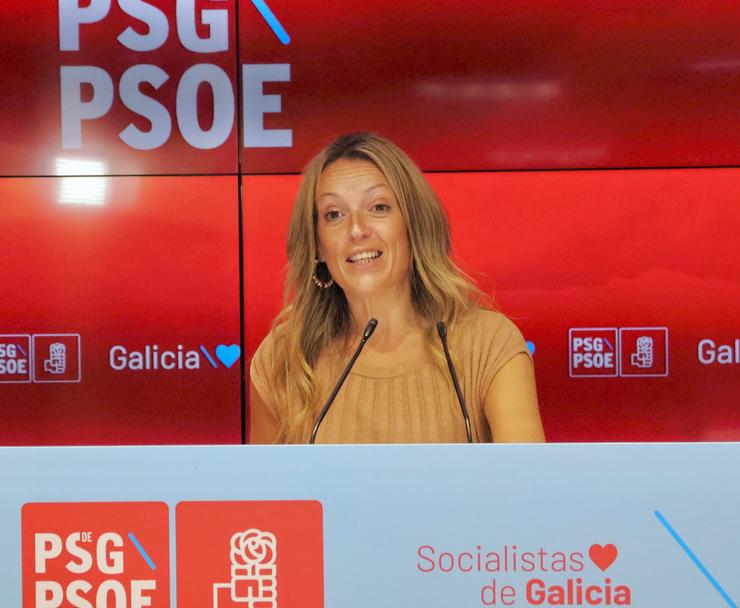 A secretaria de Organización adxunta do PSdeG, Ana Pena. PSDEG / Europa Press