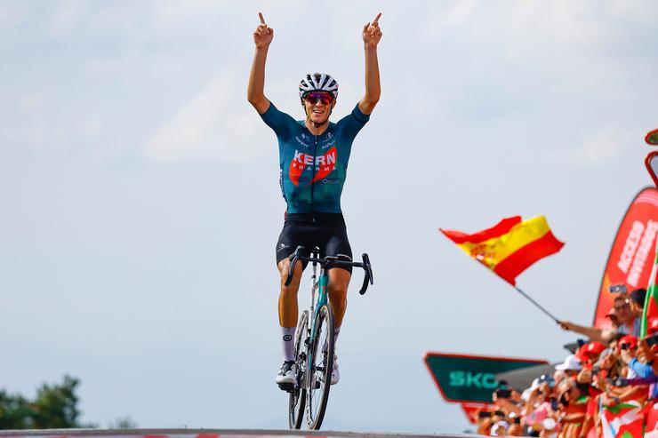 Pablo Castrillo vencedor da etapa 12 de La Vuelta 2024. LA VUELTA / Europa Press