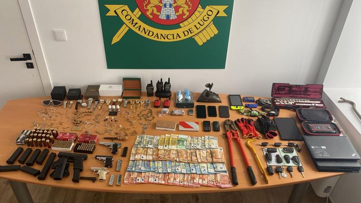 Operación contra unha banda que roubaba en vivendas de Lugo e A Coruña. GARDA CIVIL / Europa Press