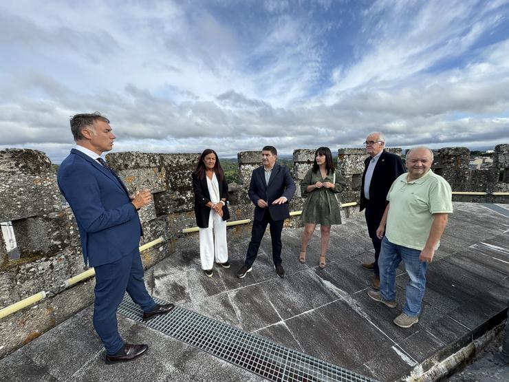O delegado do Goberno en Galicia, Pedro Branco, visita as instalacións do Parador de Turismo de Vilalba (Lugo). DELEGACIÓN DO GOBERNO EN GALICIA / Europa Press