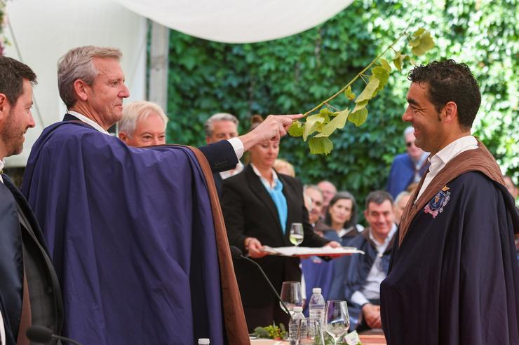 O presidente da Xunta, Alfonso Rueda, na festa do Albariño / XUNTA