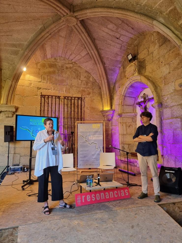 A xerente da Fundación Artesanía de Galicia, Elena Fabeiro no Foro Profesional de Instrumentos Musicais Resonancias 24.. XUNTA DE GALICIA / Europa Press