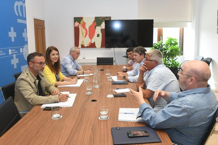 A conselleira do Medio Rural aborda con Unións Agrarias e Asaga a situación do sector lácteo. MONICA ARCAY CARRO / Europa Press