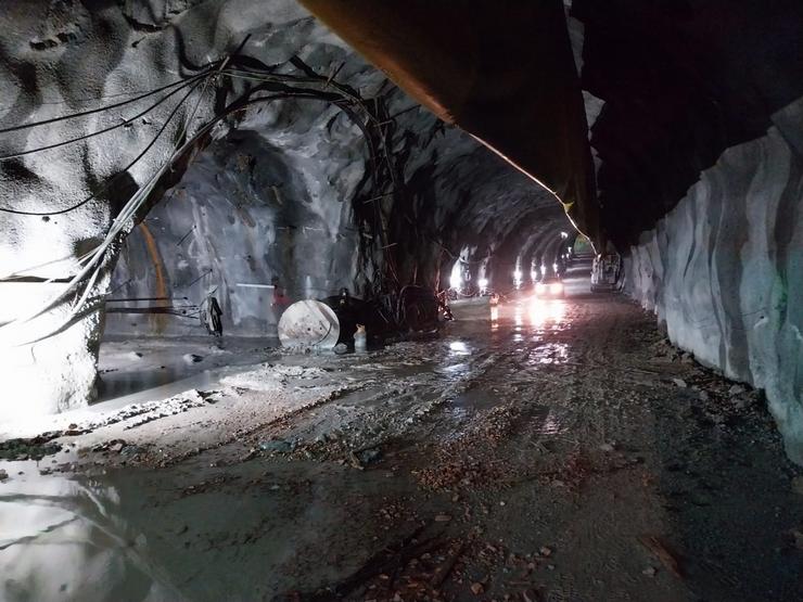 Obras de acceso ferroviario en Langosteira. PORTO DA CORUÑA / Europa Press