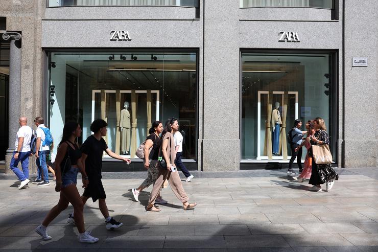 Fachada dunha tenda de Zara, a 11 de setembro de 2024, en Madrid / Marta Fernández Xara - Arquivo