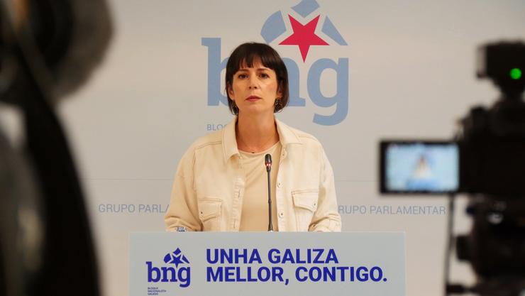 A portavoz nacional do BNG, Ana Pontón. BNG / Europa Press