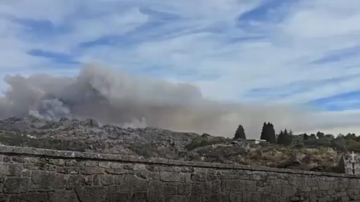 Incendio no Parque Natural do Xurés, en Entrimo / G24
