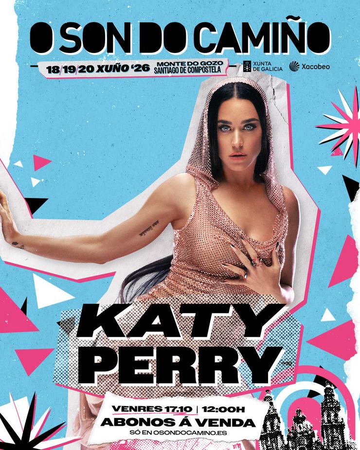 Katy Perry actuará no Son Do Camiño 2026 / O Son Do Camiño
