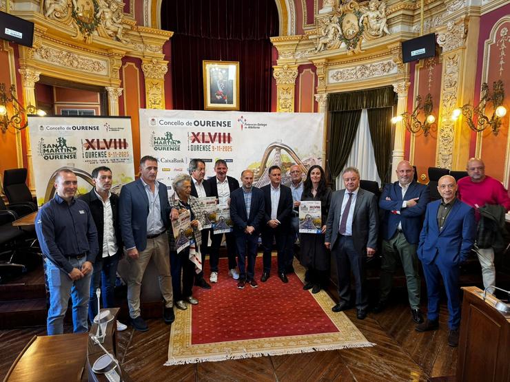 Presentación da 48ª Carreira pedestre popular do San Martiño en Ourense. EUROPAPRESS 