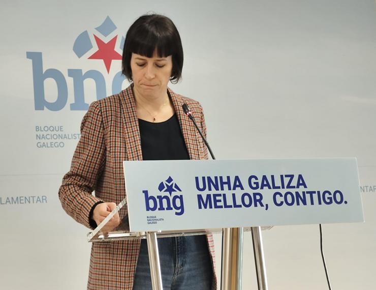 A portavoz nacional do BNG, Ana Pontón / Arquivo