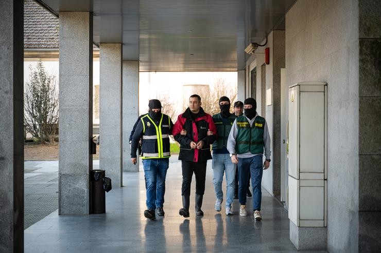 Pase a disposición xudicial dun dos detidos na última operación contra o narcotráfico tras a caída dun clan albanés da droga / Elena Fernández - Arquivo