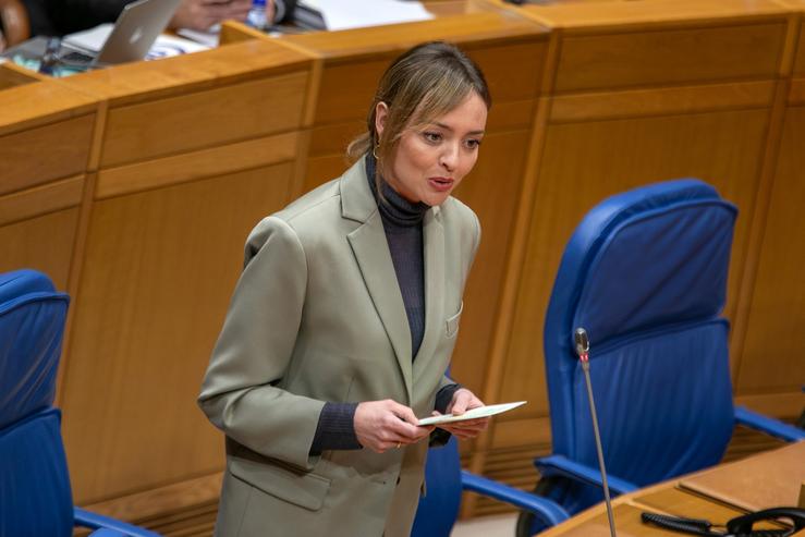 A conselleira de Política Social e Igualdade, Fabiola García, responderá non Pleno unha pregunta sobre ou Plan integral de actuacións para a renovación e impulso dous Centros de Información á Muller (CIM. ANA VARELA / Europa Press