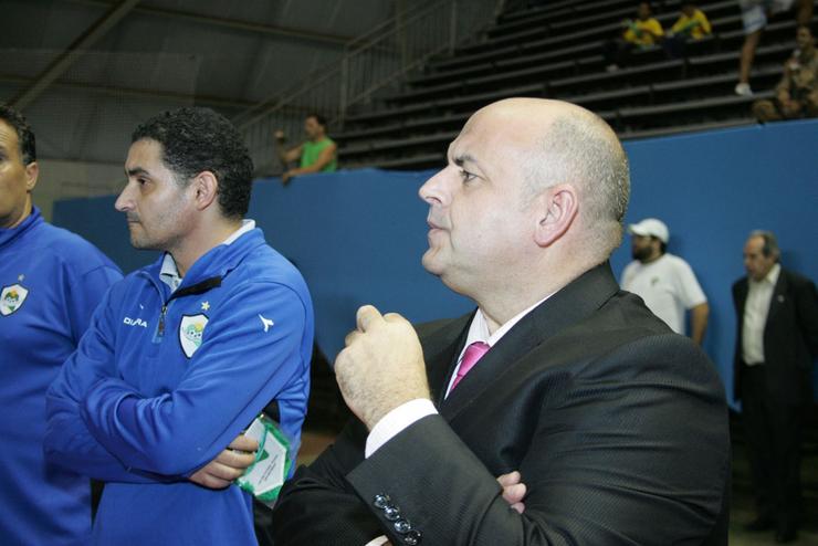 Arquivo - O deputado do PP Pablo Prieto, na súa etapa como seleccionador de fútbol sala de Libia. LNFS - Arquivo / Europa Press