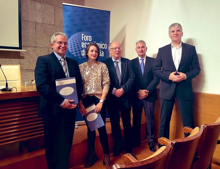 Rolda de prensa do Foro Económico de Galicia. FORO ECONÓMICO / Europa Press