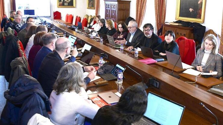 Reunión universidades e sindicatos / USC