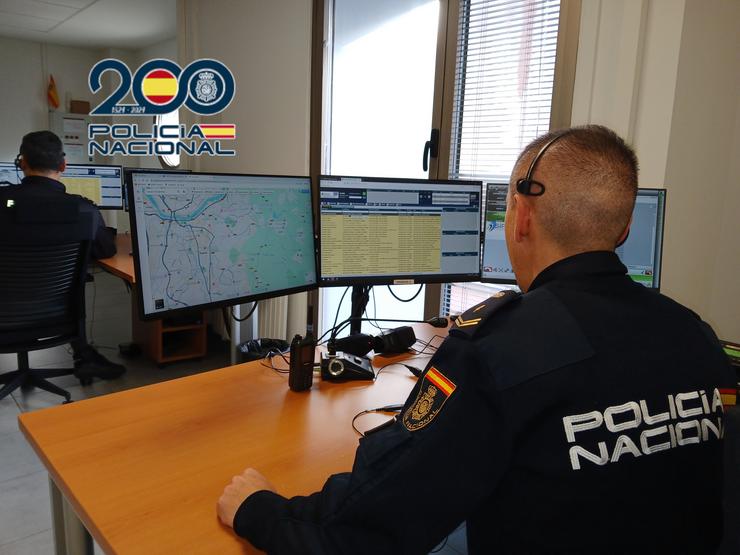 Centro de atención telefónica do 091 da Policía Nacional. POLICÍA NACIONAL / Europa Press
