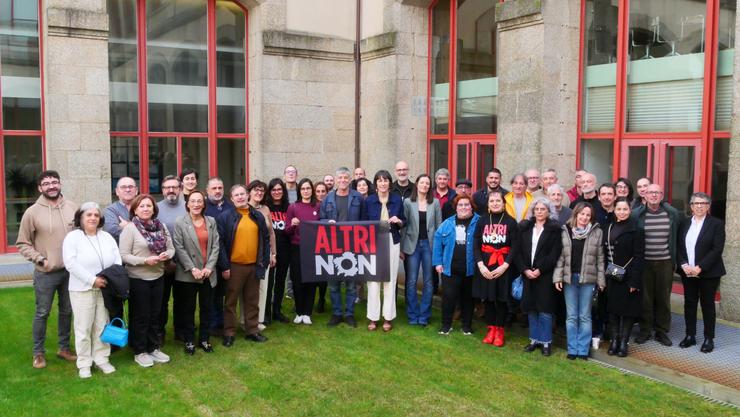 A portavoz nacional do BNG, Ana Pontón, no Parlamento Aberto organizado polo BNG no Parlamento de Galicia / Europa Press