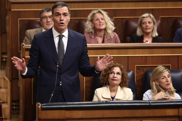 Intervención de Sánchez no Congreso /  Eduardo Parra - Europa Press 