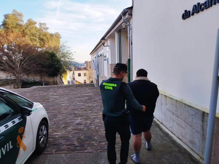 Detido en Mondoñedo / GARDA CIVIL DE LUGO