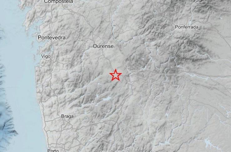 Terremoto de 3,1 de magintud con epicentro en Trasmiras / IGN